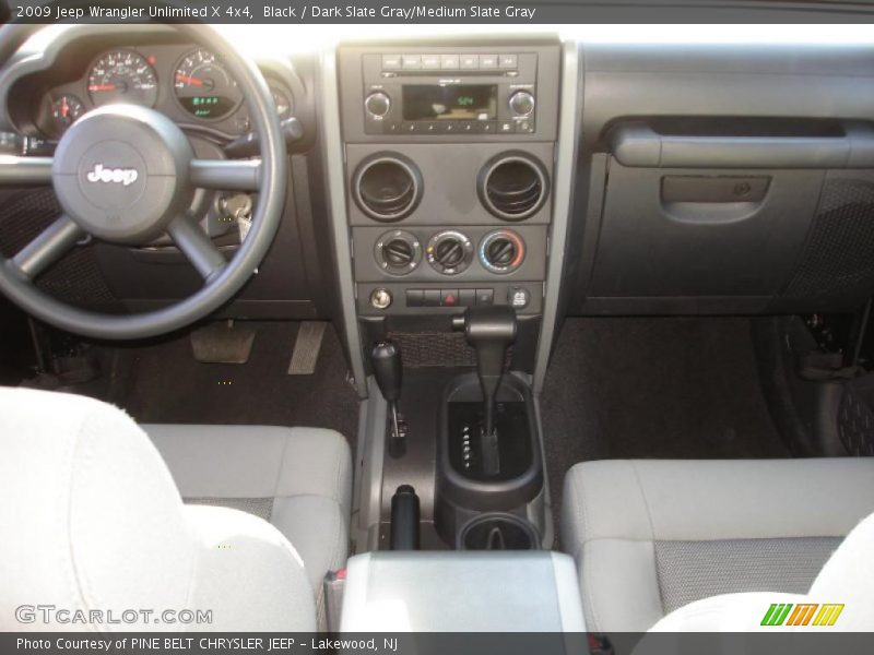 Black / Dark Slate Gray/Medium Slate Gray 2009 Jeep Wrangler Unlimited X 4x4