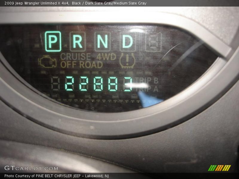Black / Dark Slate Gray/Medium Slate Gray 2009 Jeep Wrangler Unlimited X 4x4