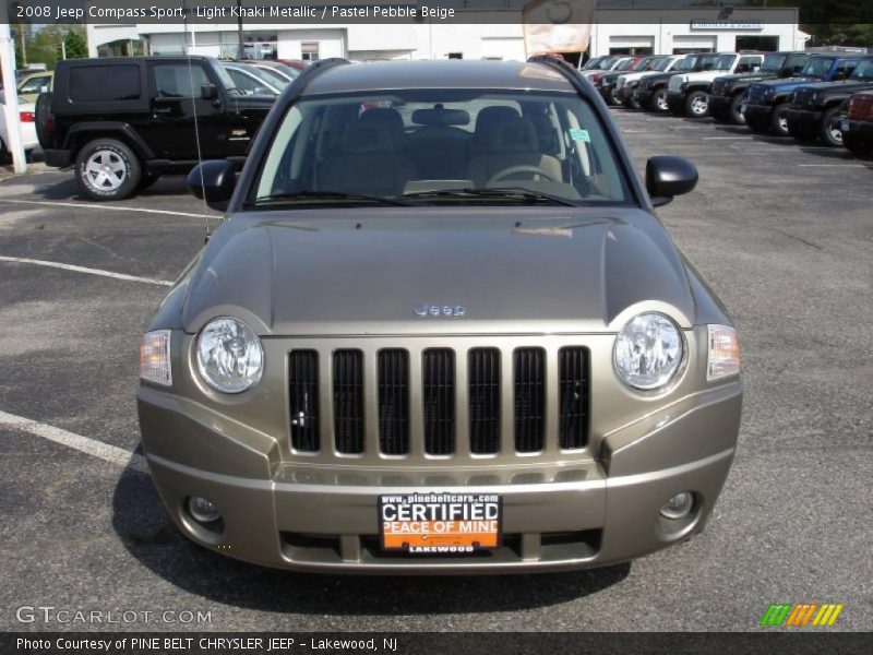 Light Khaki Metallic / Pastel Pebble Beige 2008 Jeep Compass Sport