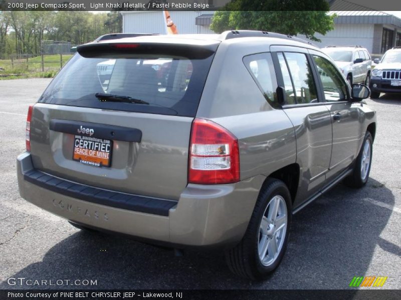 Light Khaki Metallic / Pastel Pebble Beige 2008 Jeep Compass Sport