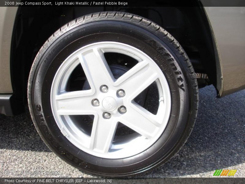 Light Khaki Metallic / Pastel Pebble Beige 2008 Jeep Compass Sport