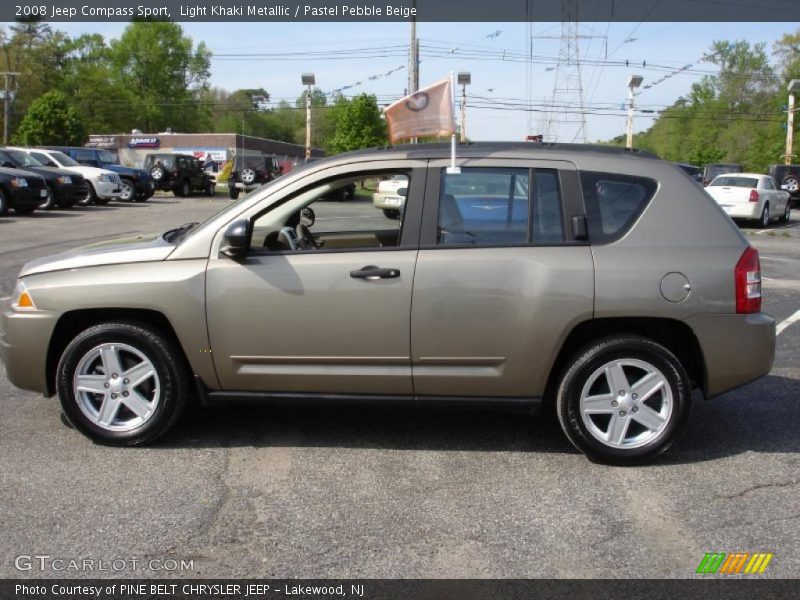 Light Khaki Metallic / Pastel Pebble Beige 2008 Jeep Compass Sport