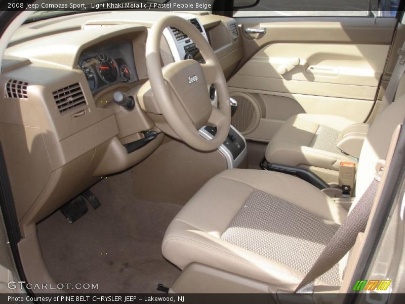 Light Khaki Metallic / Pastel Pebble Beige 2008 Jeep Compass Sport