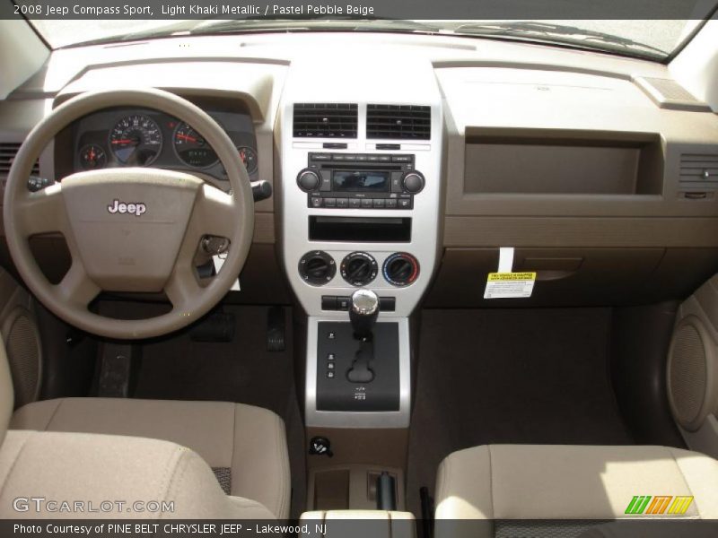 Light Khaki Metallic / Pastel Pebble Beige 2008 Jeep Compass Sport