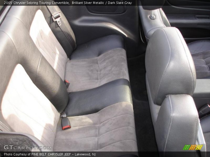 Brilliant Silver Metallic / Dark Slate Gray 2005 Chrysler Sebring Touring Convertible