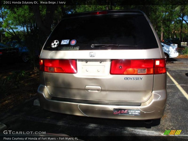 Mesa Beige / Ivory 2001 Honda Odyssey EX