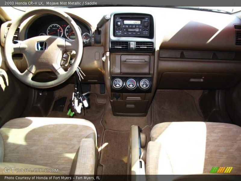 Mojave Mist Metallic / Saddle 2003 Honda CR-V LX