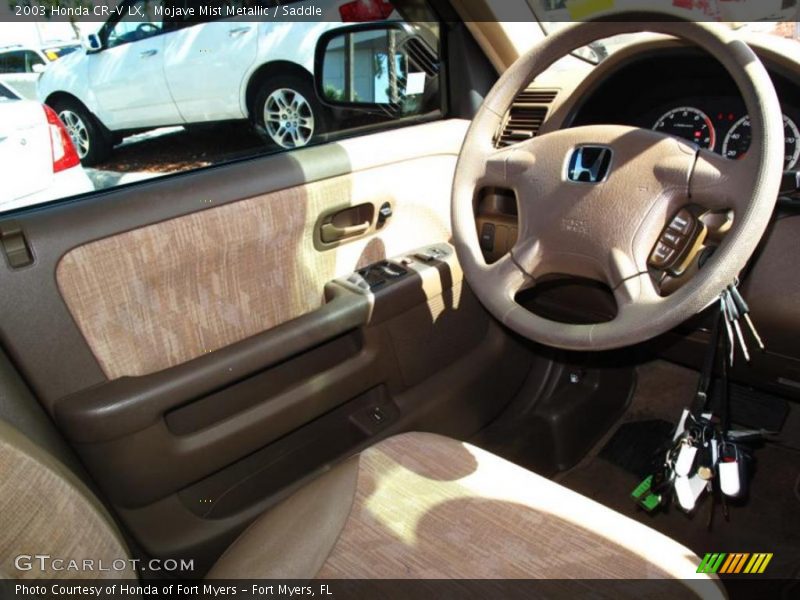 Mojave Mist Metallic / Saddle 2003 Honda CR-V LX