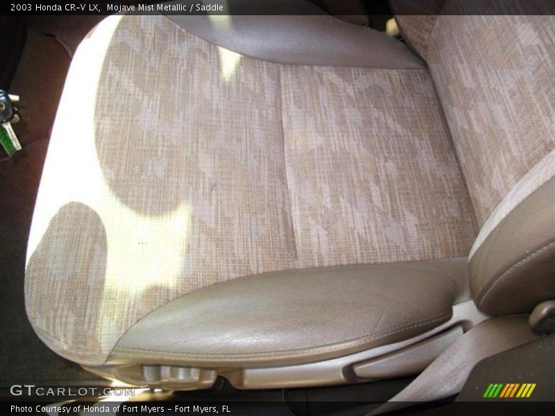 Mojave Mist Metallic / Saddle 2003 Honda CR-V LX