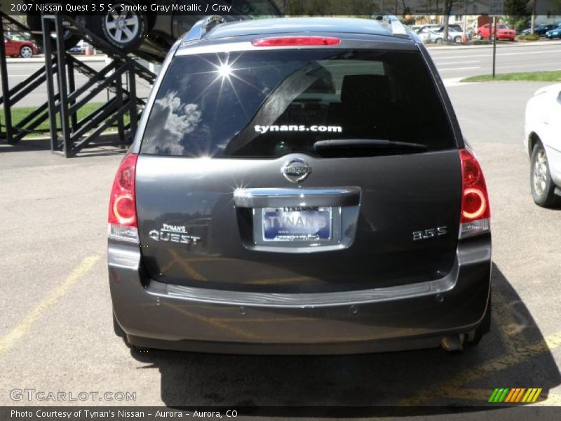 Smoke Gray Metallic / Gray 2007 Nissan Quest 3.5 S