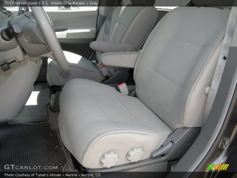 Smoke Gray Metallic / Gray 2007 Nissan Quest 3.5 S