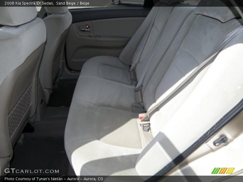 Sand Beige / Beige 2008 Kia Spectra EX Sedan
