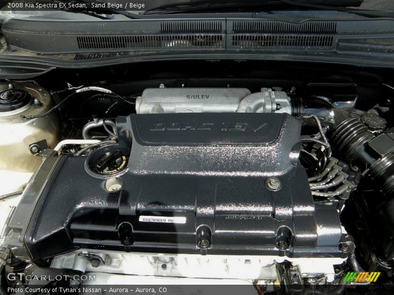 Sand Beige / Beige 2008 Kia Spectra EX Sedan
