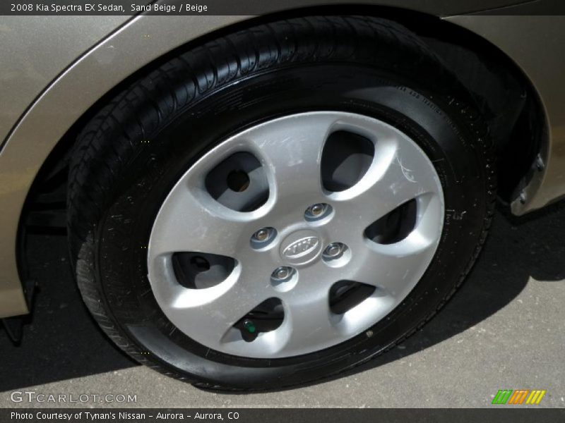 Sand Beige / Beige 2008 Kia Spectra EX Sedan