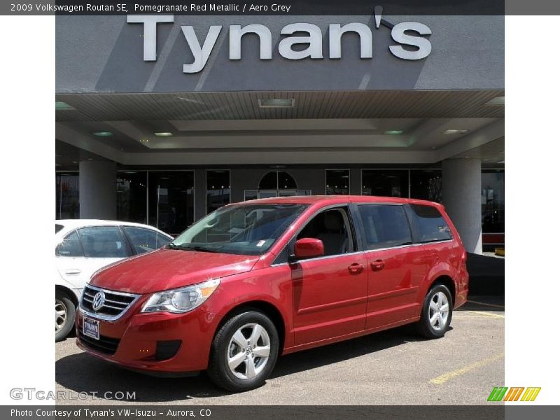 Pomegranate Red Metallic / Aero Grey 2009 Volkswagen Routan SE