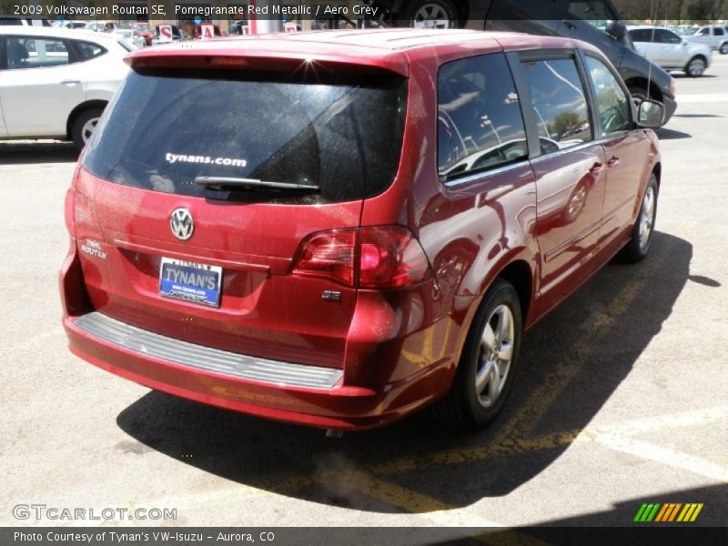 Pomegranate Red Metallic / Aero Grey 2009 Volkswagen Routan SE