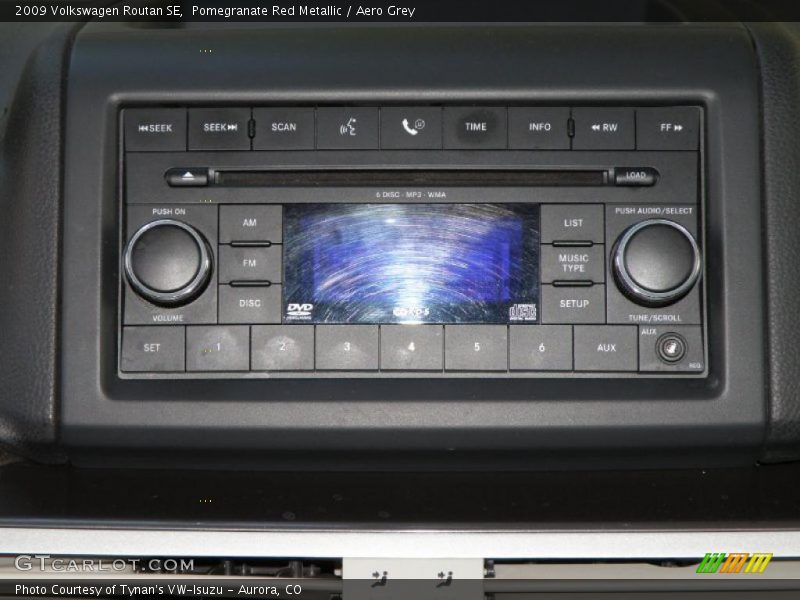 Pomegranate Red Metallic / Aero Grey 2009 Volkswagen Routan SE
