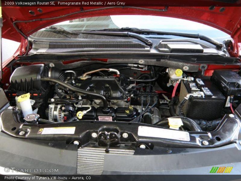Pomegranate Red Metallic / Aero Grey 2009 Volkswagen Routan SE