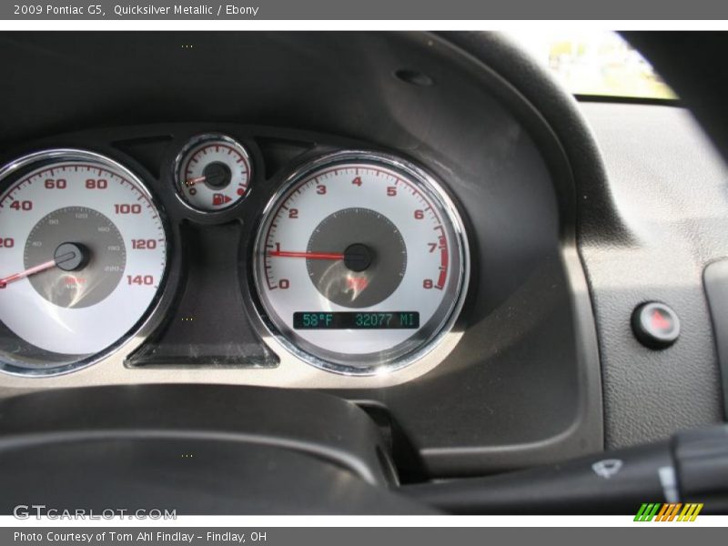 Quicksilver Metallic / Ebony 2009 Pontiac G5