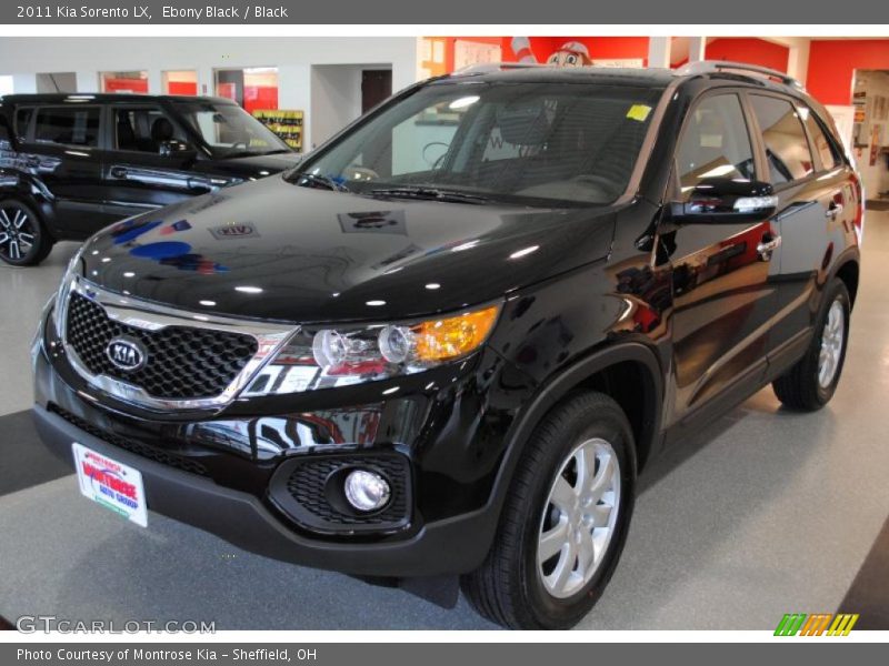 Ebony Black / Black 2011 Kia Sorento LX