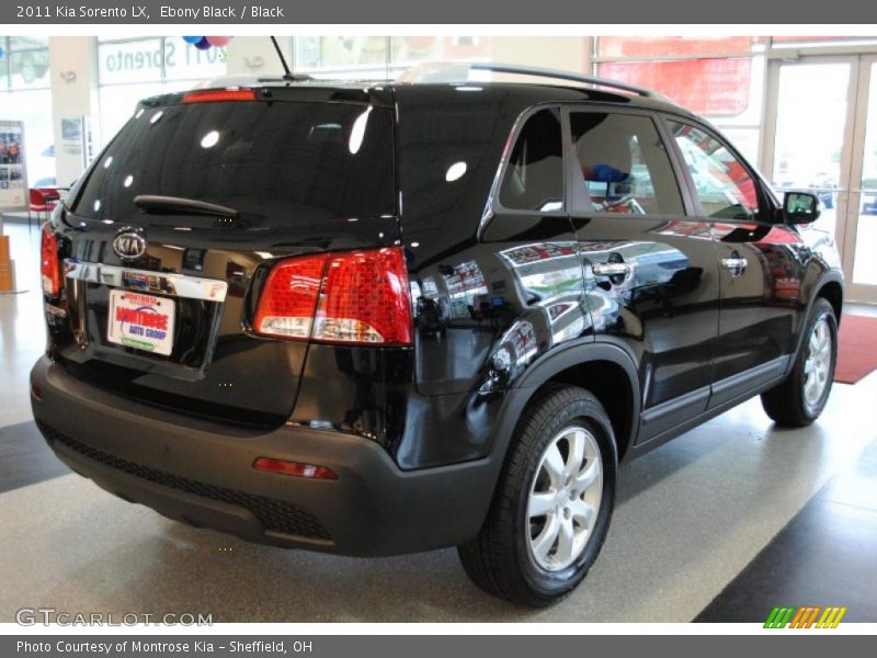 Ebony Black / Black 2011 Kia Sorento LX