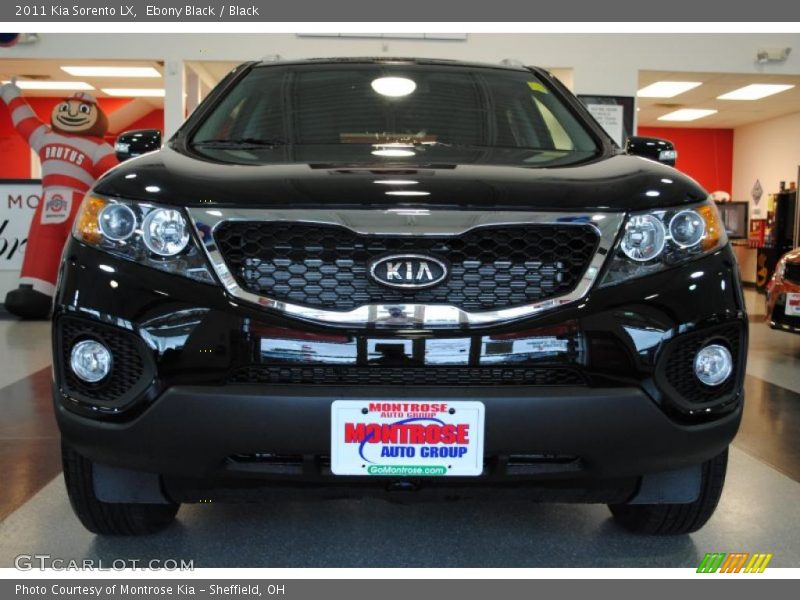 Ebony Black / Black 2011 Kia Sorento LX