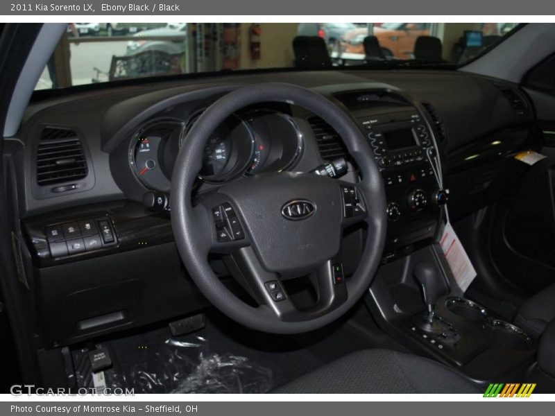 Ebony Black / Black 2011 Kia Sorento LX