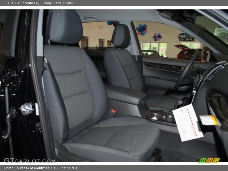 Ebony Black / Black 2011 Kia Sorento LX