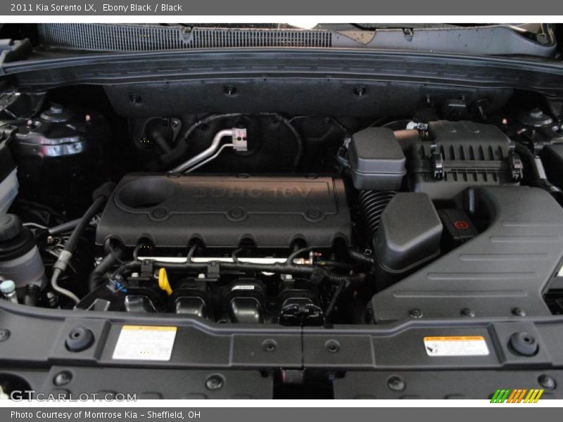 Ebony Black / Black 2011 Kia Sorento LX