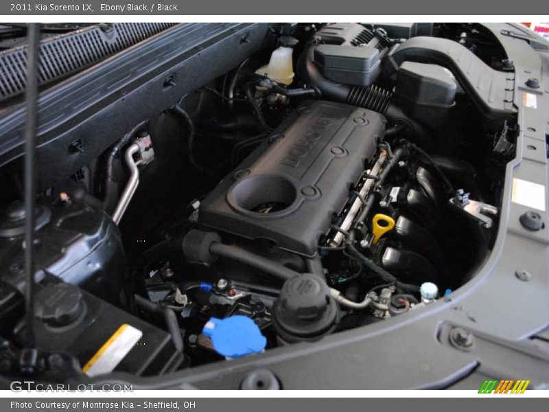 Ebony Black / Black 2011 Kia Sorento LX