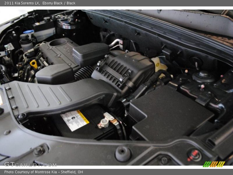 Ebony Black / Black 2011 Kia Sorento LX