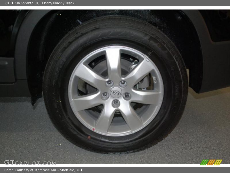 Ebony Black / Black 2011 Kia Sorento LX