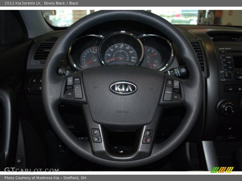 Ebony Black / Black 2011 Kia Sorento LX