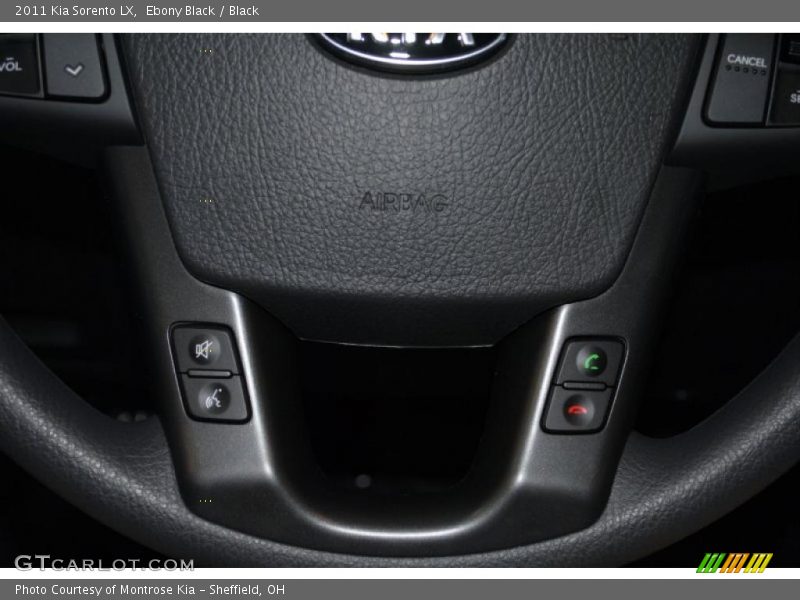 Ebony Black / Black 2011 Kia Sorento LX