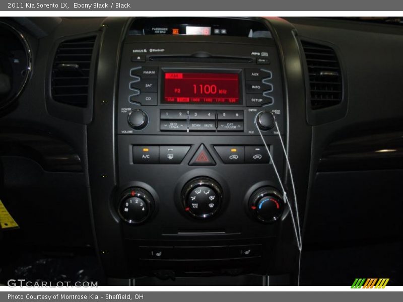 Ebony Black / Black 2011 Kia Sorento LX