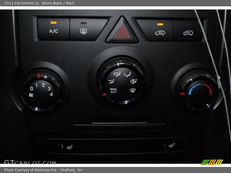 Ebony Black / Black 2011 Kia Sorento LX