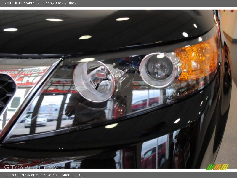 Ebony Black / Black 2011 Kia Sorento LX