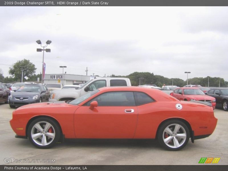 HEMI Orange / Dark Slate Gray 2009 Dodge Challenger SRT8