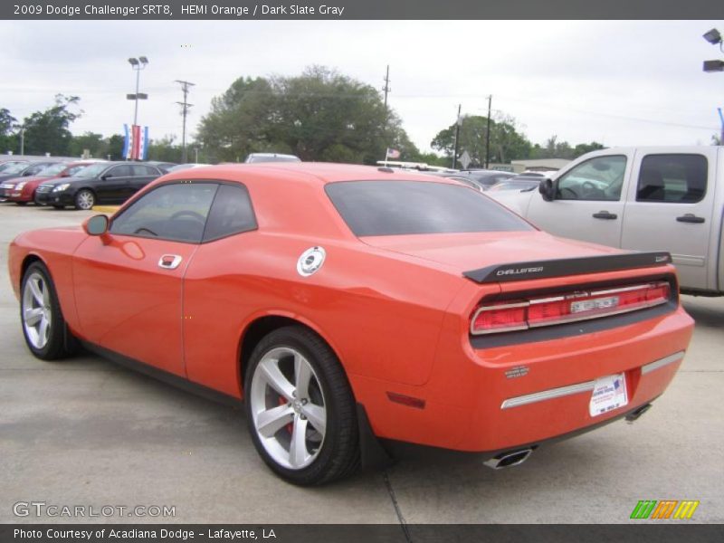 HEMI Orange / Dark Slate Gray 2009 Dodge Challenger SRT8