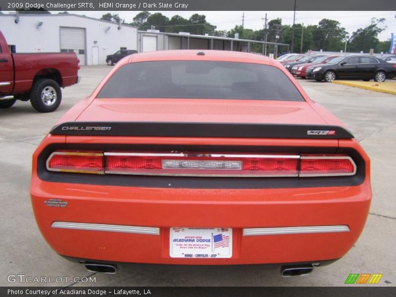 HEMI Orange / Dark Slate Gray 2009 Dodge Challenger SRT8