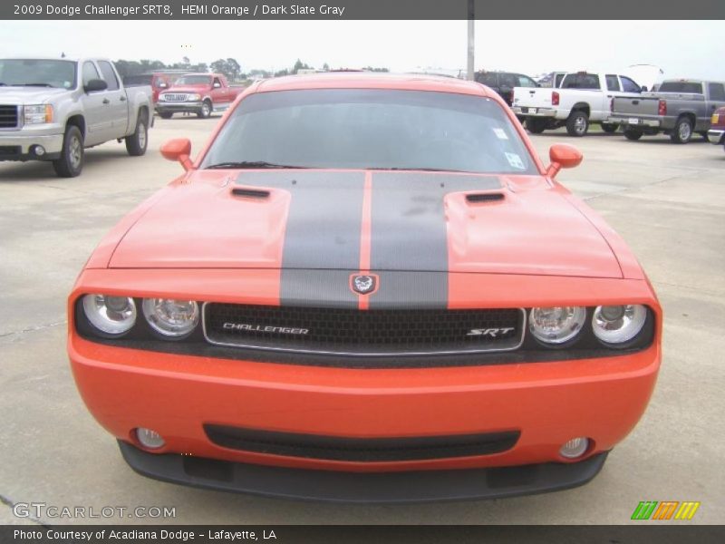 HEMI Orange / Dark Slate Gray 2009 Dodge Challenger SRT8
