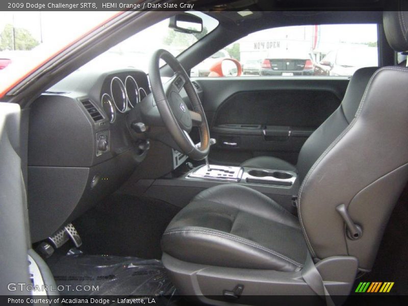HEMI Orange / Dark Slate Gray 2009 Dodge Challenger SRT8