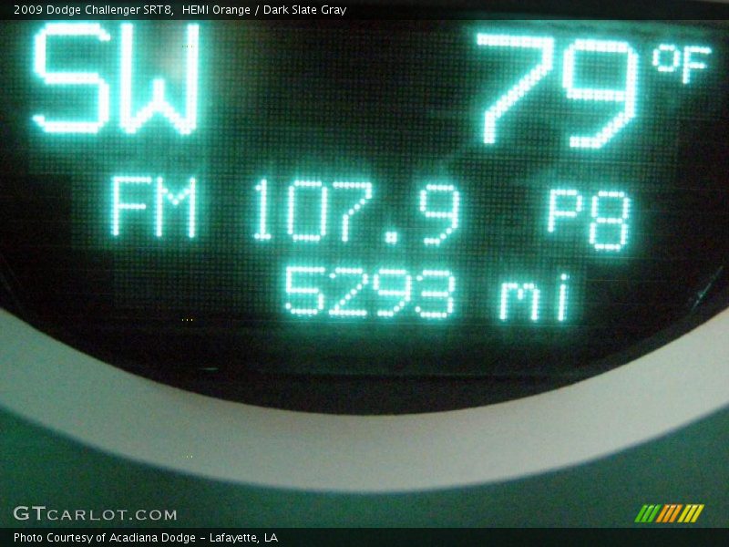 HEMI Orange / Dark Slate Gray 2009 Dodge Challenger SRT8