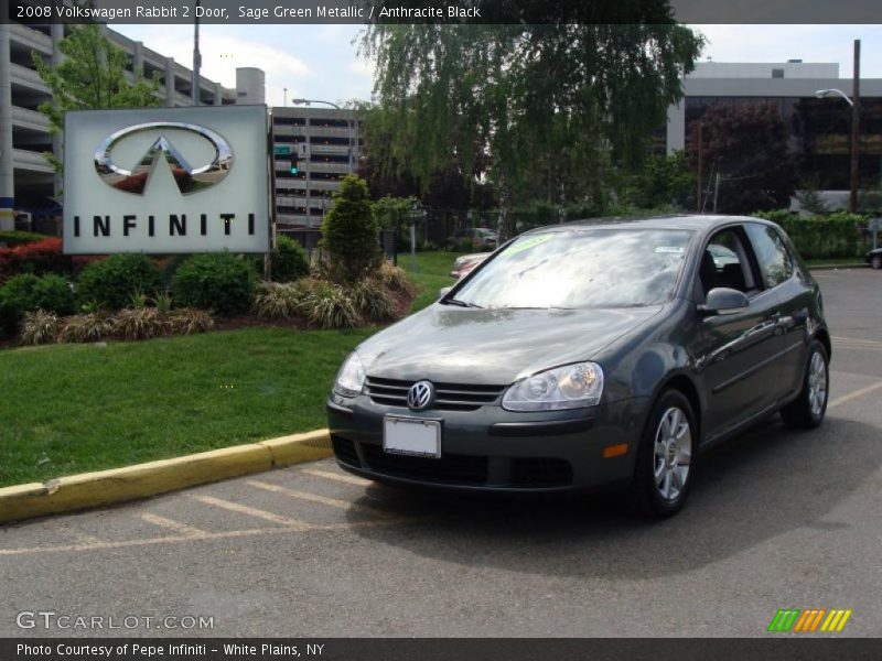 Sage Green Metallic / Anthracite Black 2008 Volkswagen Rabbit 2 Door