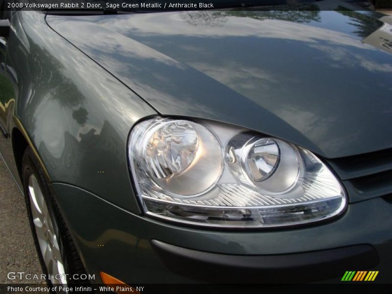 Sage Green Metallic / Anthracite Black 2008 Volkswagen Rabbit 2 Door
