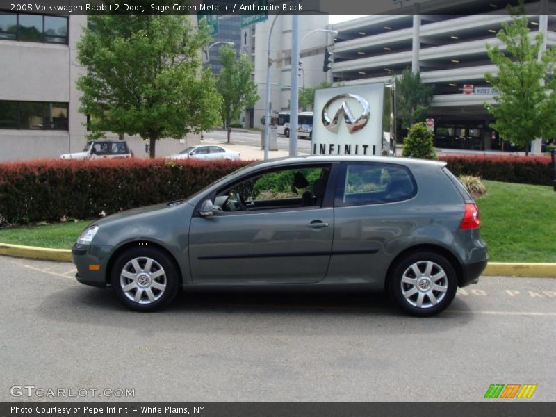 Sage Green Metallic / Anthracite Black 2008 Volkswagen Rabbit 2 Door