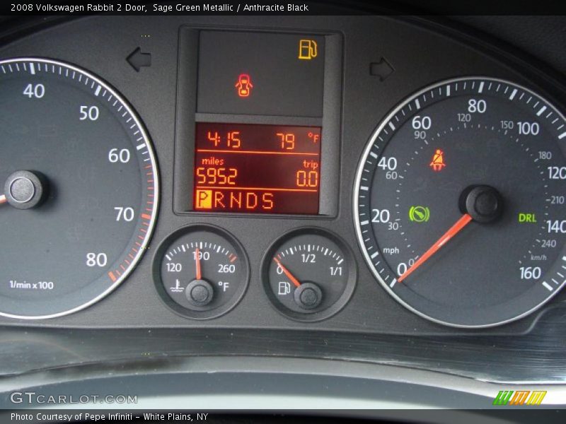Sage Green Metallic / Anthracite Black 2008 Volkswagen Rabbit 2 Door