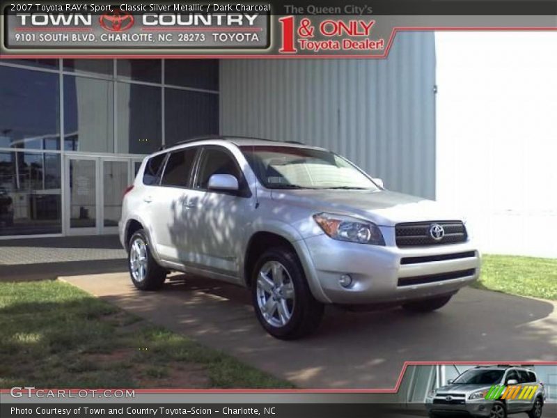 Classic Silver Metallic / Dark Charcoal 2007 Toyota RAV4 Sport