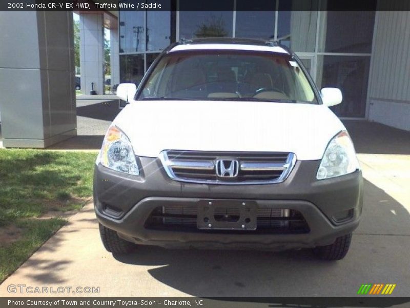 Taffeta White / Saddle 2002 Honda CR-V EX 4WD
