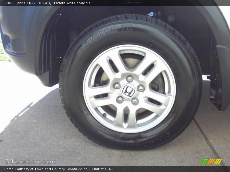 Taffeta White / Saddle 2002 Honda CR-V EX 4WD